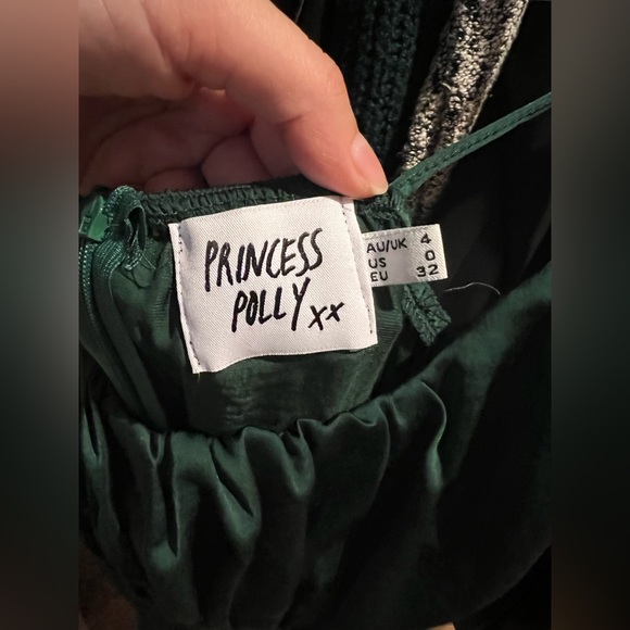 Dark green romper from Princess Polly - Picture 3 of 4